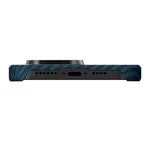 Противоударный чехол Pitaka MagEZ Case 3 Twill 1500D Black/Blue для iPhone 14 Pro Max - Фото 4