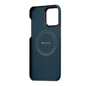 Противоударный чехол Pitaka MagEZ Case 3 Twill 1500D Black/Blue для iPhone 14 Pro Max - Фото 5