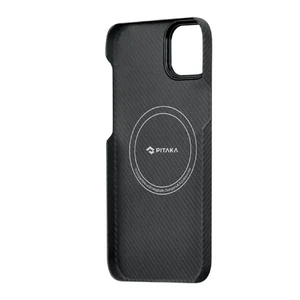 Протиударний чохол Pitaka MagEZ Case 3 Twill 600D Black/Grey для iPhone 14 | 13 - Фото 5