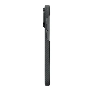 Противоударный чехол Pitaka MagEZ Case 3 Twill 600D Black/Grey для iPhone 14 Pro Max - Фото 3
