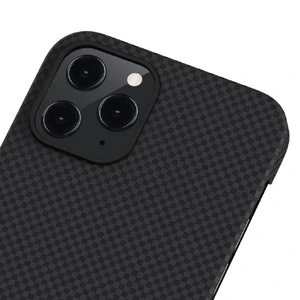 Карбоновий чохол-накладка Pitaka MagEZ Case Black | Grey для iPhone 12 Pro Max - Фото 3