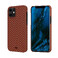 Карбоновый чехол-накладка Pitaka MagEZ Case Red | Orange  для iPhone 12 KI1204P - Фото 1