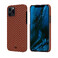 Карбоновый чехол-накладка Pitaka MagEZ Case Red | Orange для iPhone 12 Pro KI1207P - Фото 1