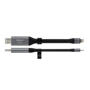 USB флешка PNY DUO LINK USB 3.0 OTG 128GB для iPhone | iPad - Фото 5