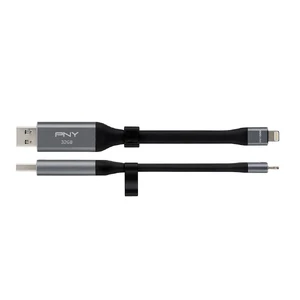 USB флешка PNY DUO LINK USB 3.0 OTG 32GB для iPhone | iPad - Фото 5