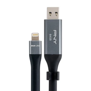USB флешка PNY DUO LINK USB 3.0 OTG 64GB для iPhone | iPad - Фото 2