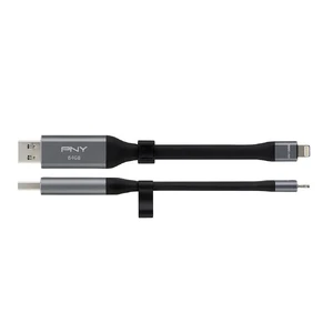 USB флешка PNY DUO LINK USB 3.0 OTG 64GB для iPhone | iPad - Фото 5