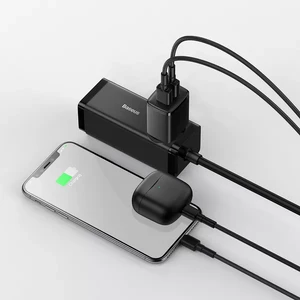 Зарядний пристрій Baseus Compact Charger 2U для iPhone/iPad, потужність 10.5W (EU) Black - Фото 6