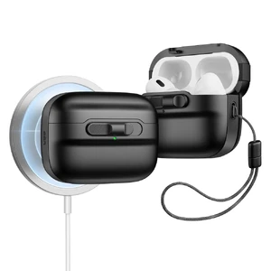 Защитный чехол MagSafe с замком ESR Pulse Magnetic Lock Case Black для AirPods Pro 2  - Фото 1