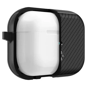 Противоударный чехол с карабином Spigen Mag Armor Case (MagFit) Matte Black для AirPods Pro 2 - Фото 5