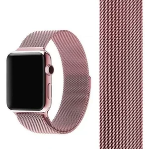 Ремінець iLoungeMax Milanese Loop Rose Gold для Apple Watch Ultra 49mm | 45mm | 44mm | 42mm - Фото 2