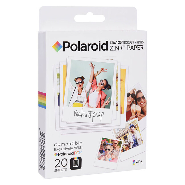 Фотобумага Polaroid 3.5 x 4.25" ZINK (20 шт) Купить в Киеве, Украине POLZL3X420