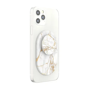 Попсокет з магнітним тримачем PopSockets PopGrip MagSafe Gold Lutz Marble для iPhone 14 | 13 | 12 (Уцінка) - Фото 3