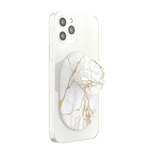 Попсокет з магнітним тримачем PopSockets PopGrip MagSafe Gold Lutz Marble для iPhone 14 | 13 | 12 (Уцінка) - Фото 4