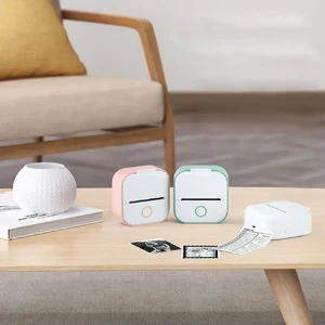 Портативний термопринтер iLoungeMax T02 Bluetooth Green для друку наклейок - Фото 4
