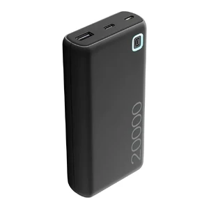 Повербанк Cellularline Essence Black 20000mAh PBESSENCE20000K - Фото 1