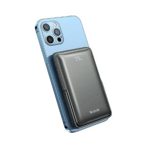 Повербанк для iPhone з MagSafe 10000mAh, з дисплеєм та підставкою, 15W | Mcdodo GoPower Grey