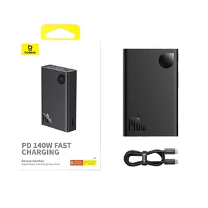 Повербанк Baseus Adaman Power Bank с быстрой зарядкой 140W и дисплеем 24000 mAh - Фото 3