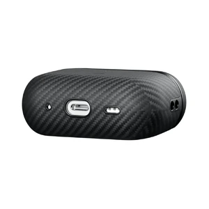 Противоударный чехол Pitaka MagEZ Twill 600D Black/Grey для AirPods Pro 2 - Фото 5