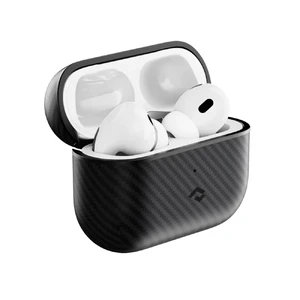 Противоударный чехол Pitaka MagEZ Twill 600D Black/Grey для AirPods Pro 2 - Фото 4
