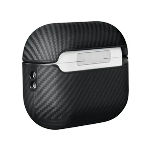 Противоударный чехол Pitaka MagEZ Twill 600D Black/Grey для AirPods Pro 2 - Фото 3