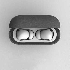 Противоударный чехол с ремешком VRS Design Modern Sand Stone для AirPod Pro 2 - Фото 6