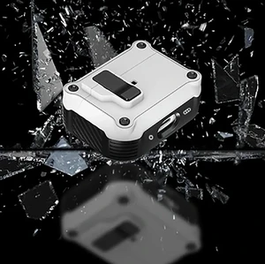 Протиударний чохол з замком iLoungeMax Creative Carbon Fiber Case White для AirPods 3 - Фото 7