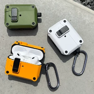 Протиударний чохол з замком iLoungeMax Creative Carbon Fiber Case White для AirPods Pro 2 - Фото 4