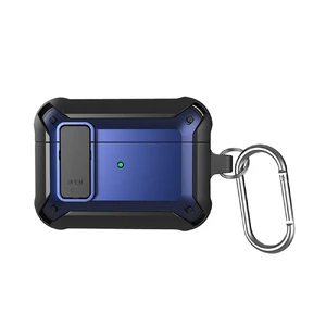 Протиударний чохол на замку для AirPods 3 з карабіном | iLoungeMax Lock Case Dark Blue  - Фото 1