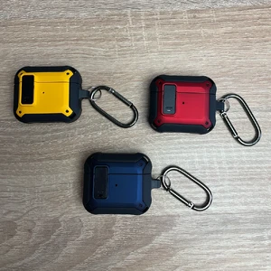Протиударний чохол на замку для AirPods Pro 2 з карабіном | iLoungeMax Lock Case Dark Blue - Фото 5