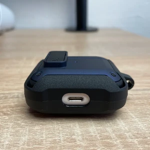 Протиударний чохол на замку для AirPods 3 з карабіном | iLoungeMax Lock Case Dark Blue - Фото 4