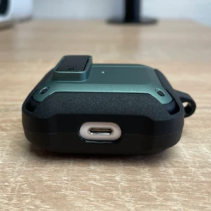 Протиударний чохол на замку для AirPods 3 з карабіном | iLoungeMax Lock Case Green - Фото 3