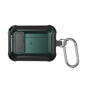 Протиударний чохол на замку для AirPods 3 з карабіном | iLoungeMax Lock Case Green  - Фото 1