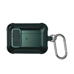 Протиударний чохол на замку для AirPods 3 з карабіном | iLoungeMax Lock Case Light Green  - Фото 1