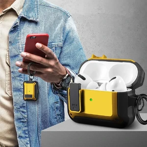 Протиударний чохол на замку для AirPods 3 з карабіном | iLoungeMax Lock Case Yellow - Фото 9