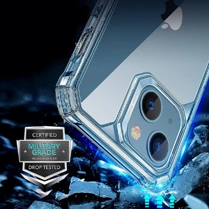 Противоударный чехол ESR Air Armor 360 Clear с защитным стеклом (2 шт.) для iPhone 13 - Фото 5