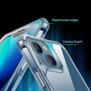 Противоударный чехол ESR Air Armor 360 Clear с защитным стеклом (2 шт.) для iPhone 13 - Фото 6