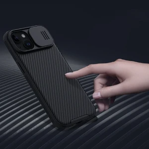 Протиуданий чохол зі шторкою для камери Nillkin CamShield Pro Black для iPhone 15 - Фото 8