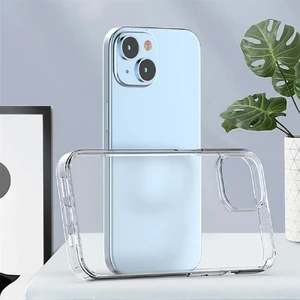 Прозрачный пластиковый TPU+Acrylic чехол iLoungeMax для iPhone 15 Plus - Фото 3