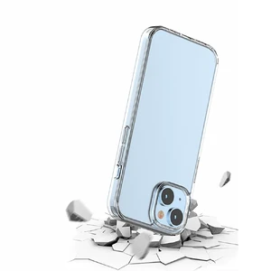 Прозрачный пластиковый TPU+Acrylic чехол iLoungeMax для iPhone 15 Plus - Фото 4