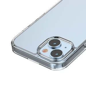 Прозорий пластиковий TPU+Acrylic чохол iLoungeMax для iPhone 15 - Фото 5