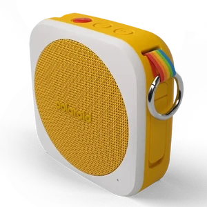 Портативная Bluetooth-колонка Polaroid P1 Music Player Yellow с карабином, водонепроницаемая IPX5 - Фото 2