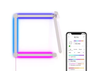 Умная система освещения Nanoleaf Lines 90 Degrees Smarter Kit Apple HomeKit (4 панели) - Фото 2