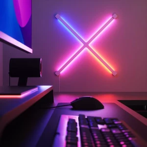 Умная система освещения Nanoleaf Lines 90 Degrees Smarter Kit Apple HomeKit (4 панели) - Фото 4