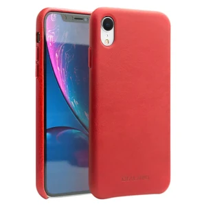 Шкіряний чохол Qialino Leather Back Case Red для iPhone XR