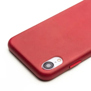 Шкіряний чохол Qialino Leather Back Case Red для iPhone XR - Фото 3