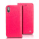 Кожаный чехол-книжка Qialino Classic Leather Wallet Case Pink для iPhone X/XS - Фото 4