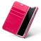Кожаный чехол-книжка Qialino Classic Leather Wallet Case Pink для iPhone X/XS - Фото 5