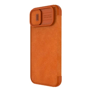 Кожаный чехол-книжка Nillkin Qin Pro Leather Case Brown для iPhone 14 | 13 - Фото 4