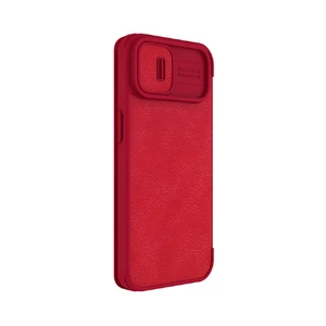 Шкіряний чохол-книжка Nillkin Qin Pro Leather Case Red для iPhone 14 | 13 - Фото 4